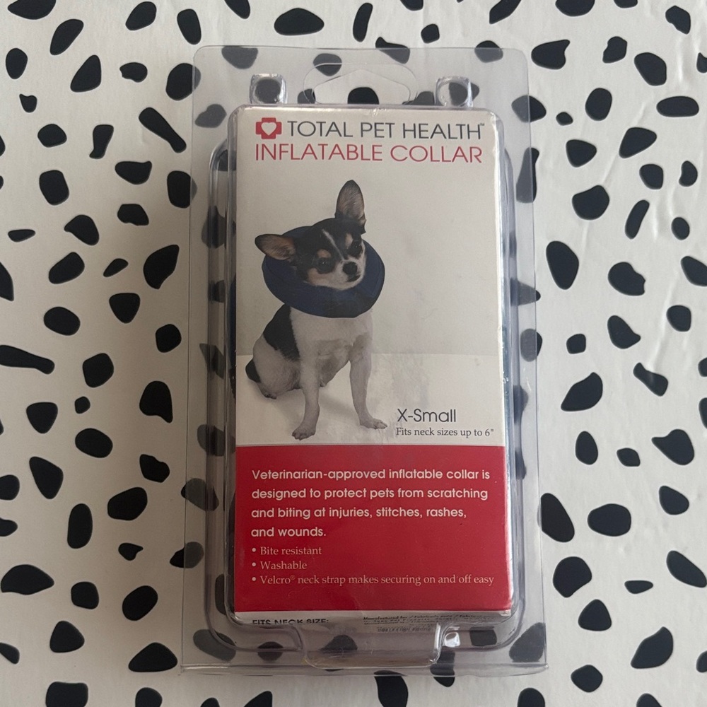 Total Pet Health Inflatable Dog Collar X-Small